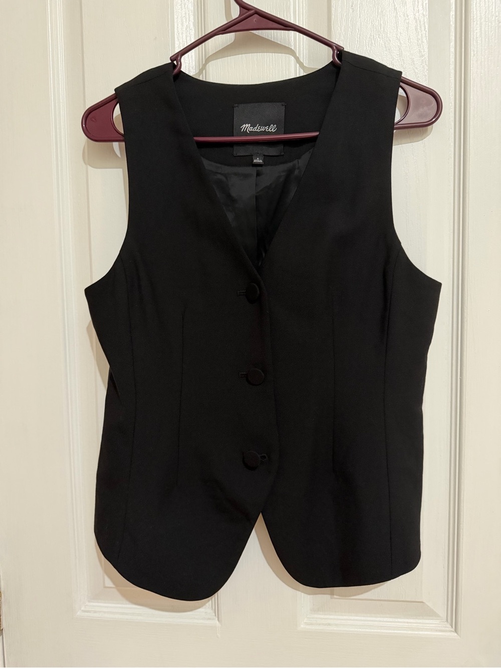 Madewell Black Classic Sleeveless Vest